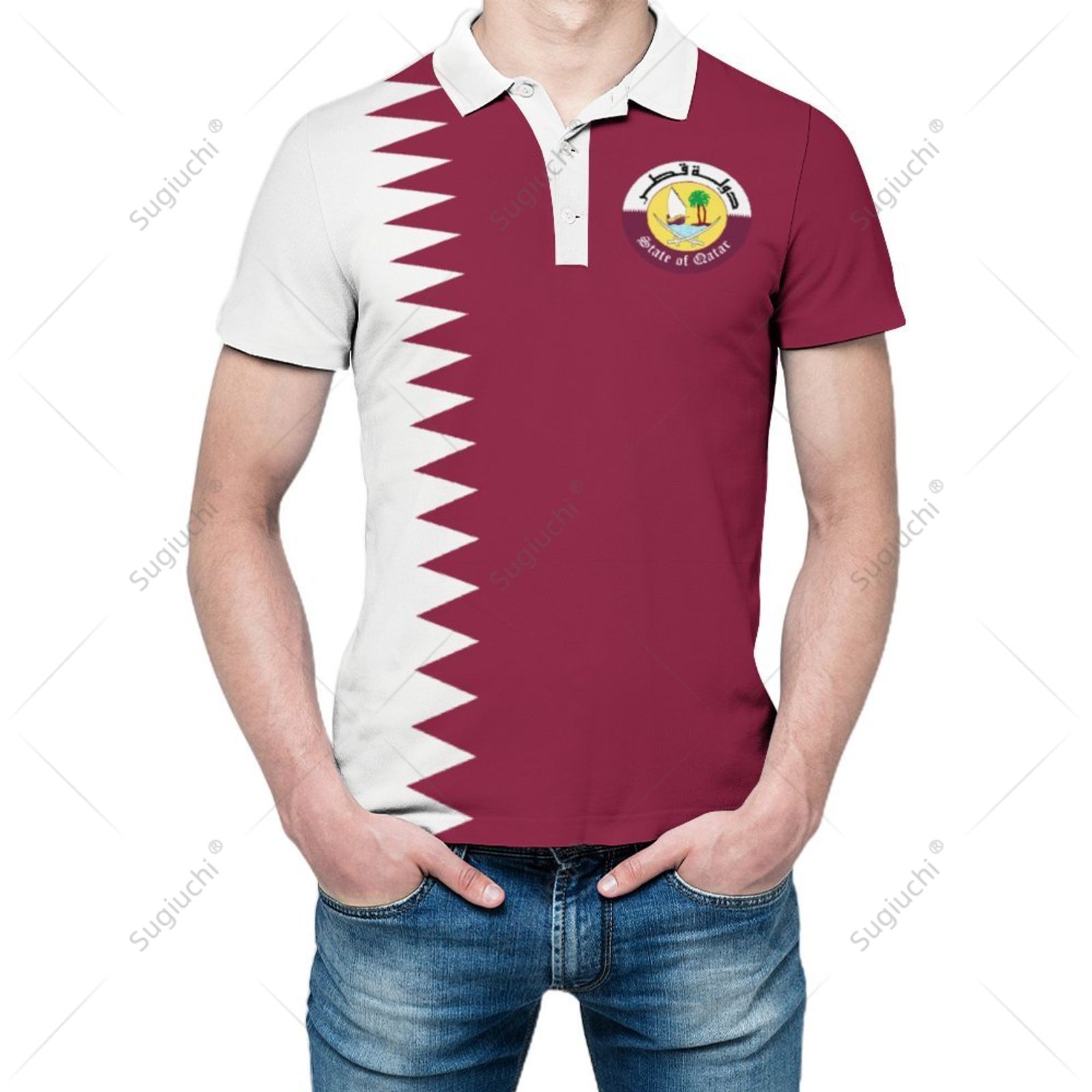 3D Printing Qatar - Polo Unisex con Estampado 3D de