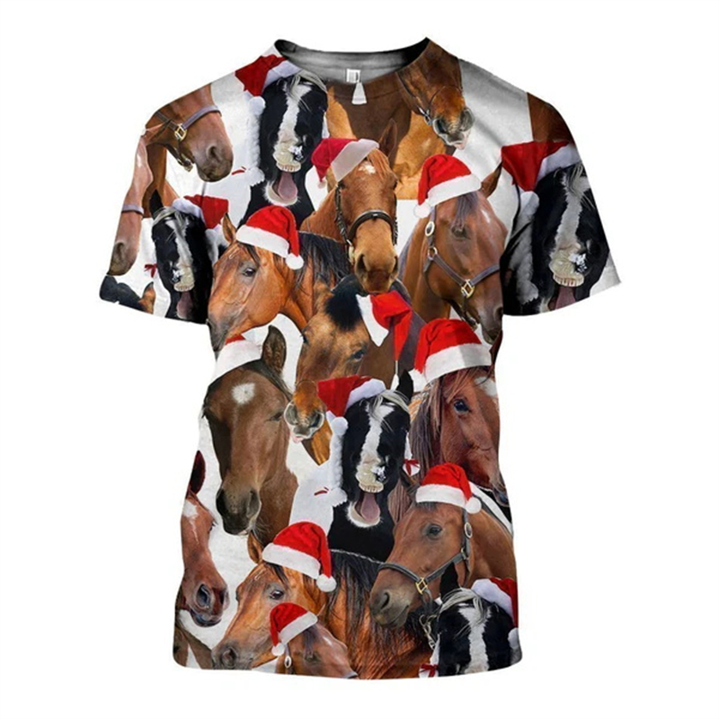3D Printing Xmas - Nuevas camisetas divertidas de animales de