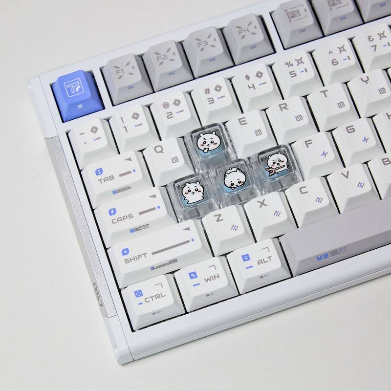 3D Printing Keyboard - Chiikawa, 4 piezas de teclas personalizadas
