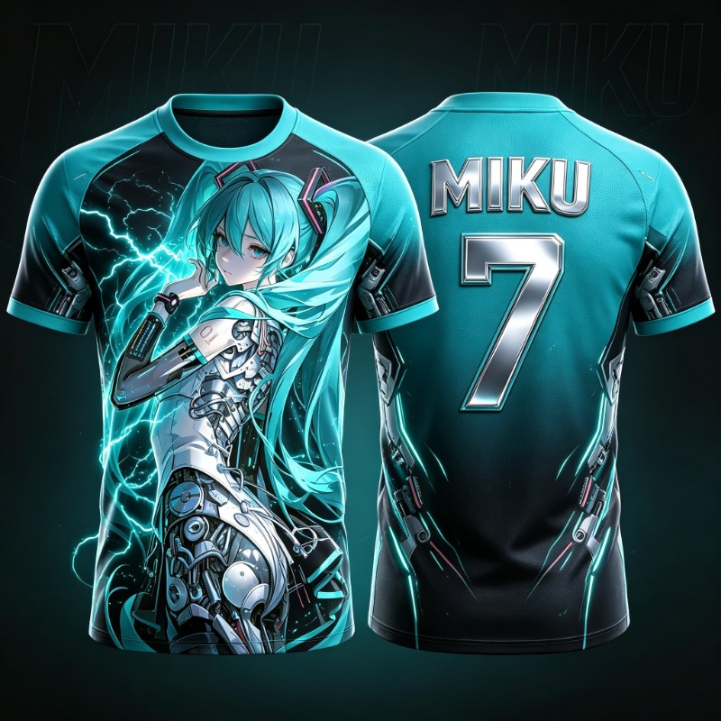 3D Printing Dragon - Camiseta Retro de Hatsune Miku para