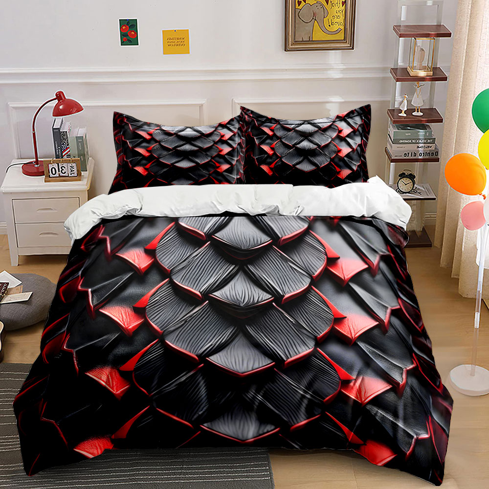 3D Printing Dragon - Juego de Ropa de Cama con