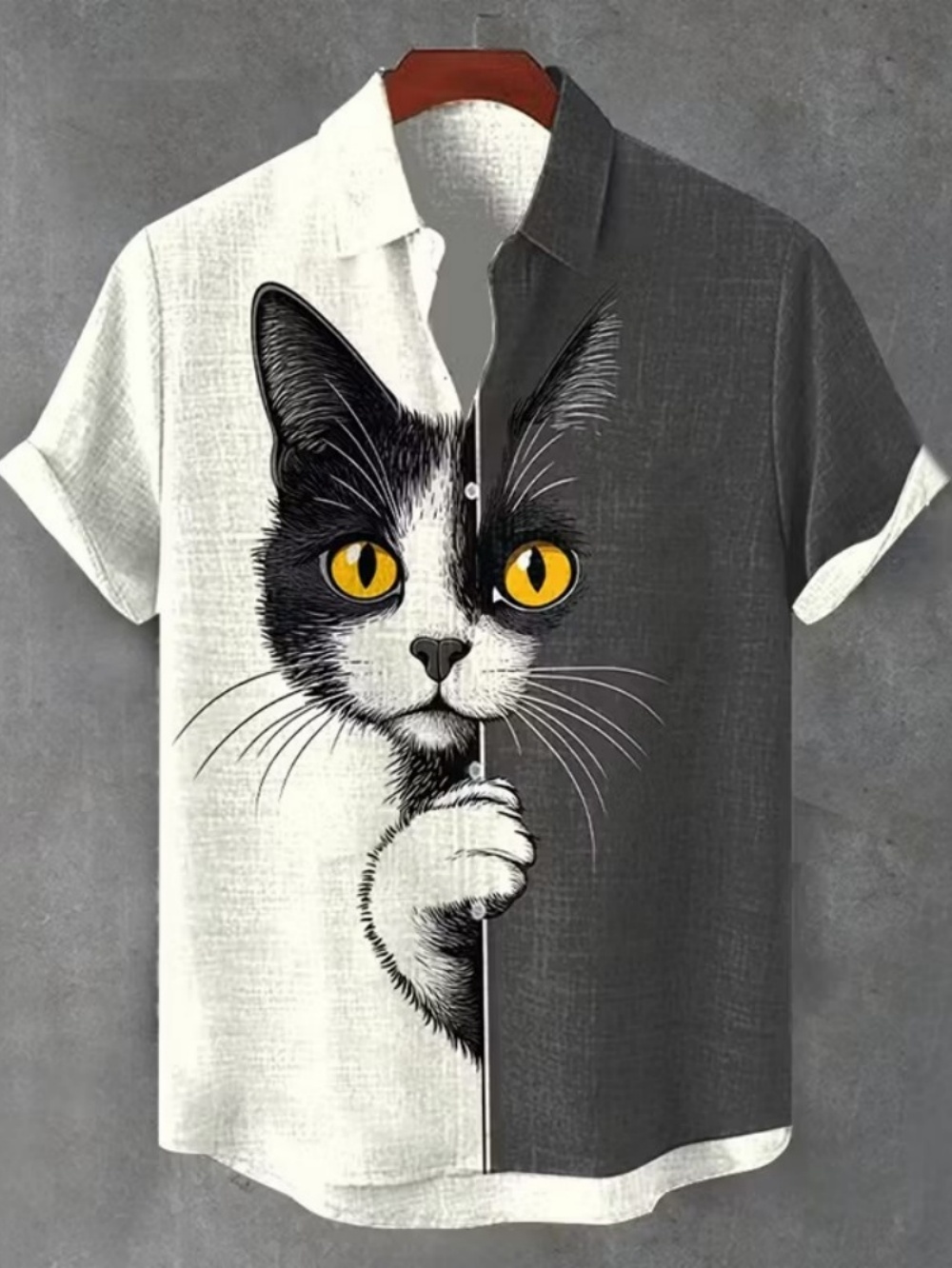 3D Printing Cancer - Camisa Hawaiana de Manga Corta para