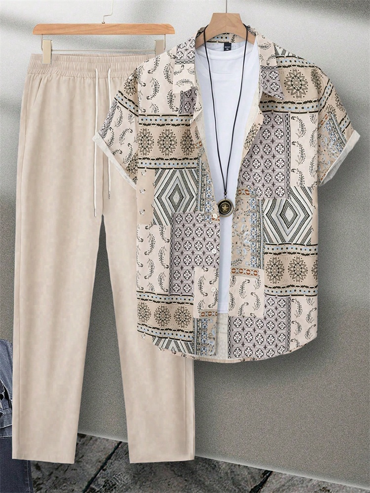 Conjunto de camisa de manga co - 3D Printing Cancer reseña y precio