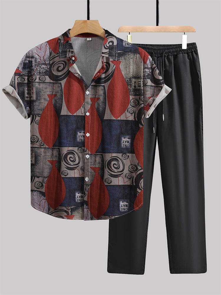 Conjunto de camisa de manga co - 3D Printing Cancer reseña y precio
