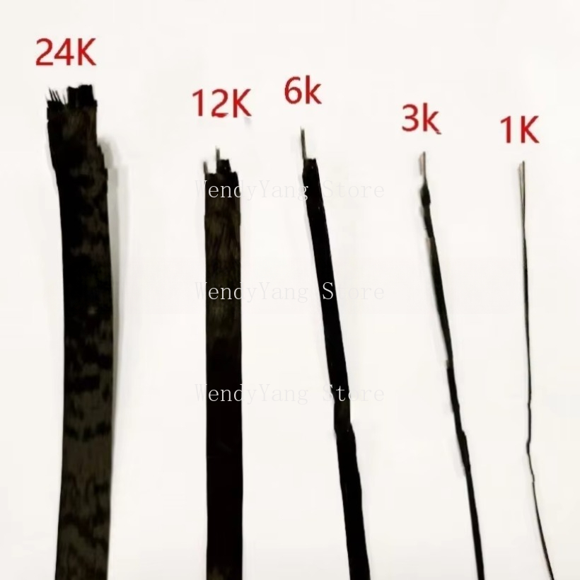 1K 3K 6K 12K 24K 48K Fibra de  - Carbon Fiber Filament reseña y precio