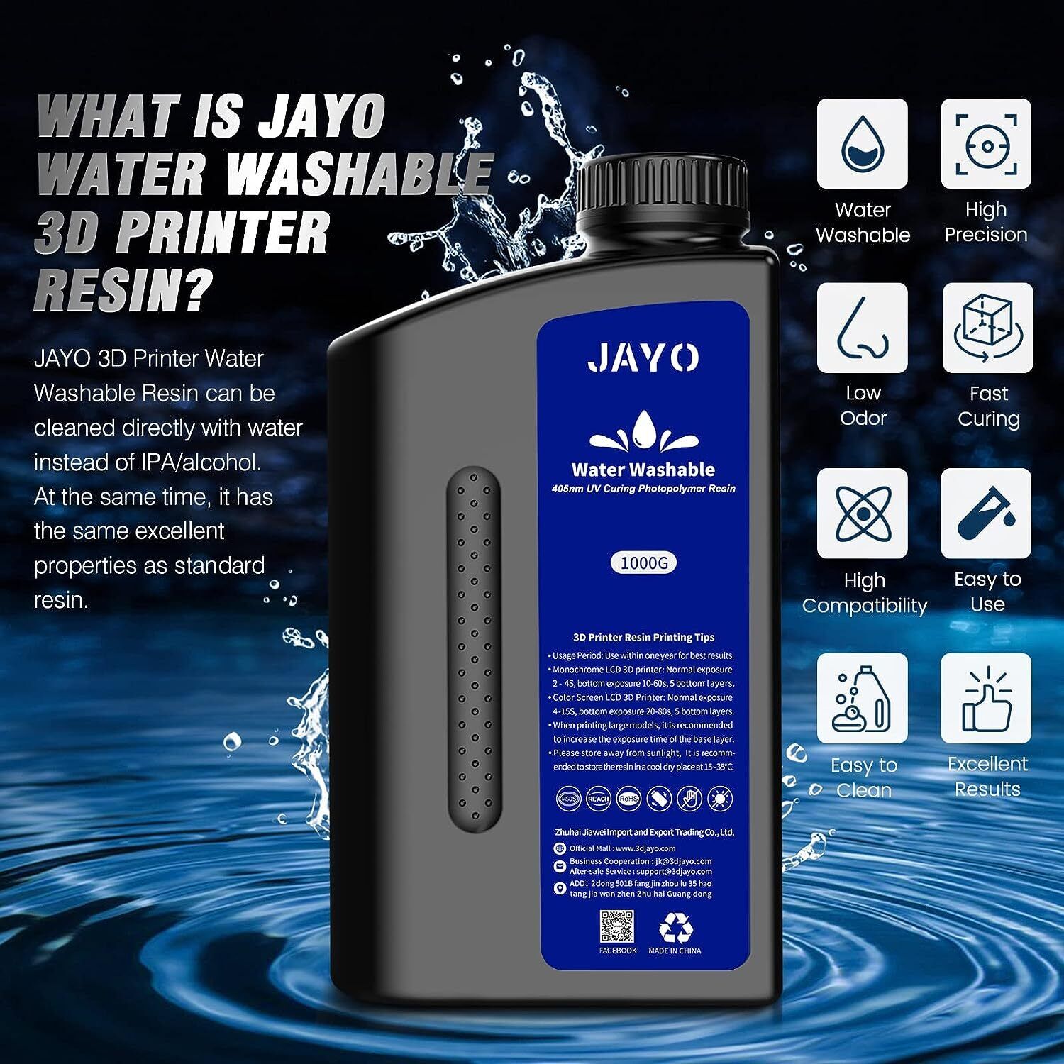 JAYO estándar/como ABS/resina  - Glue For 3D Printing reseña y precio