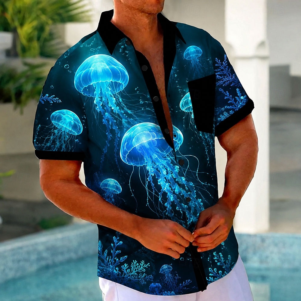 Camisa de Manga Corta para Hom - 3D Printing Cancer reseña y precio