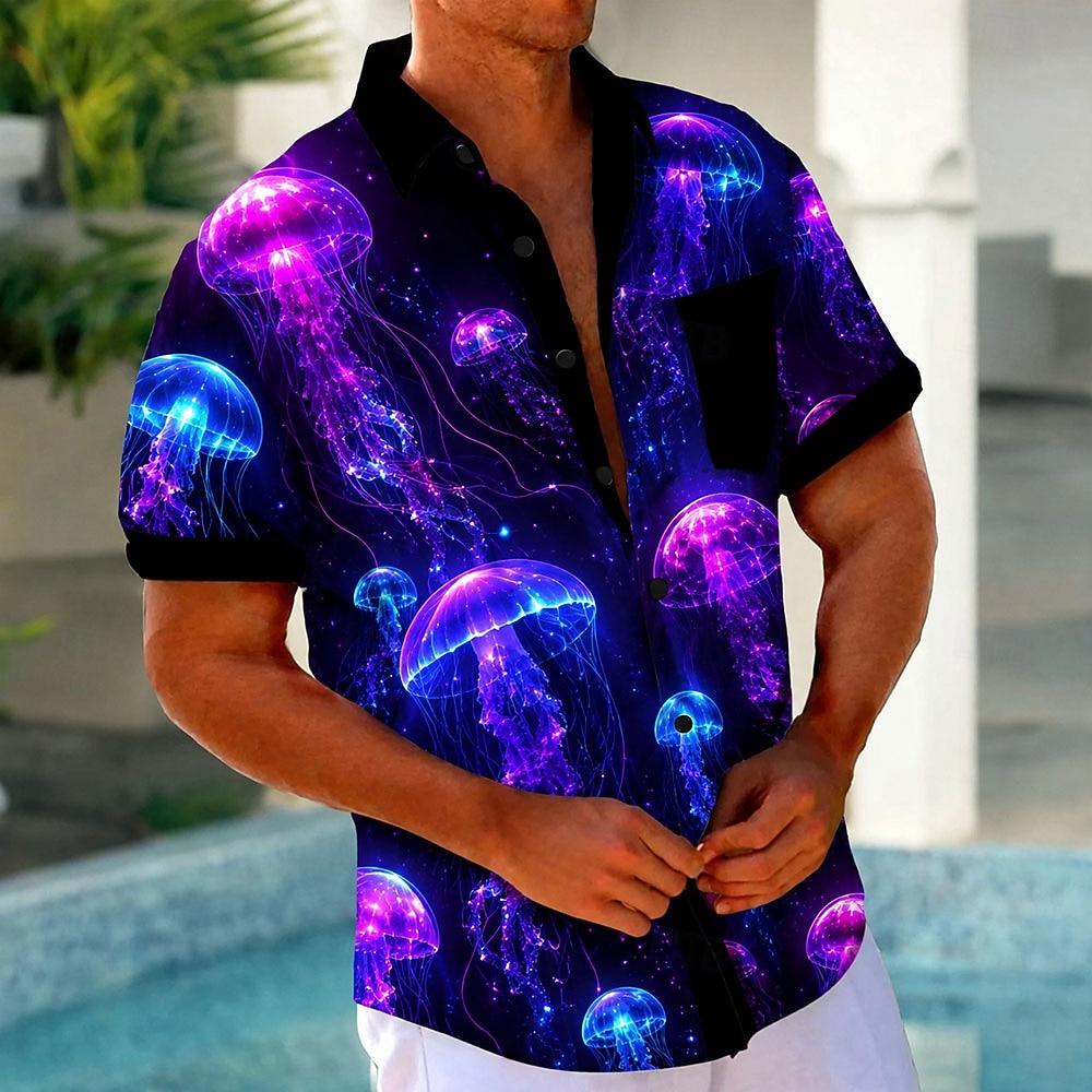 Camisa de Manga Corta para Hom - 3D Printing Cancer reseña y precio
