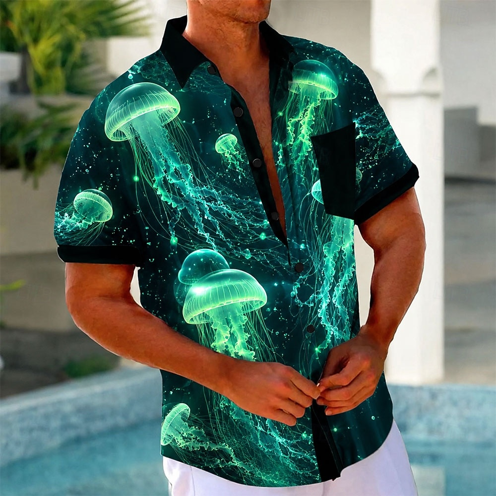 Camisa de Manga Corta para Hom - 3D Printing Cancer reseña y precio