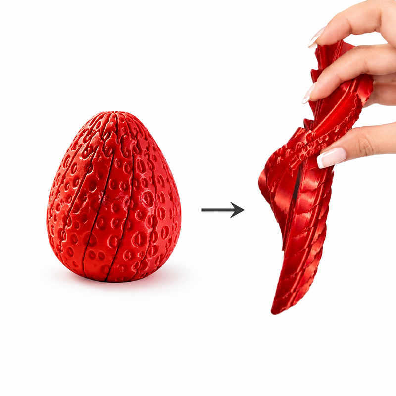 Huevo de Fresa Retorcido Impre - 3D Printing House reseña y precio