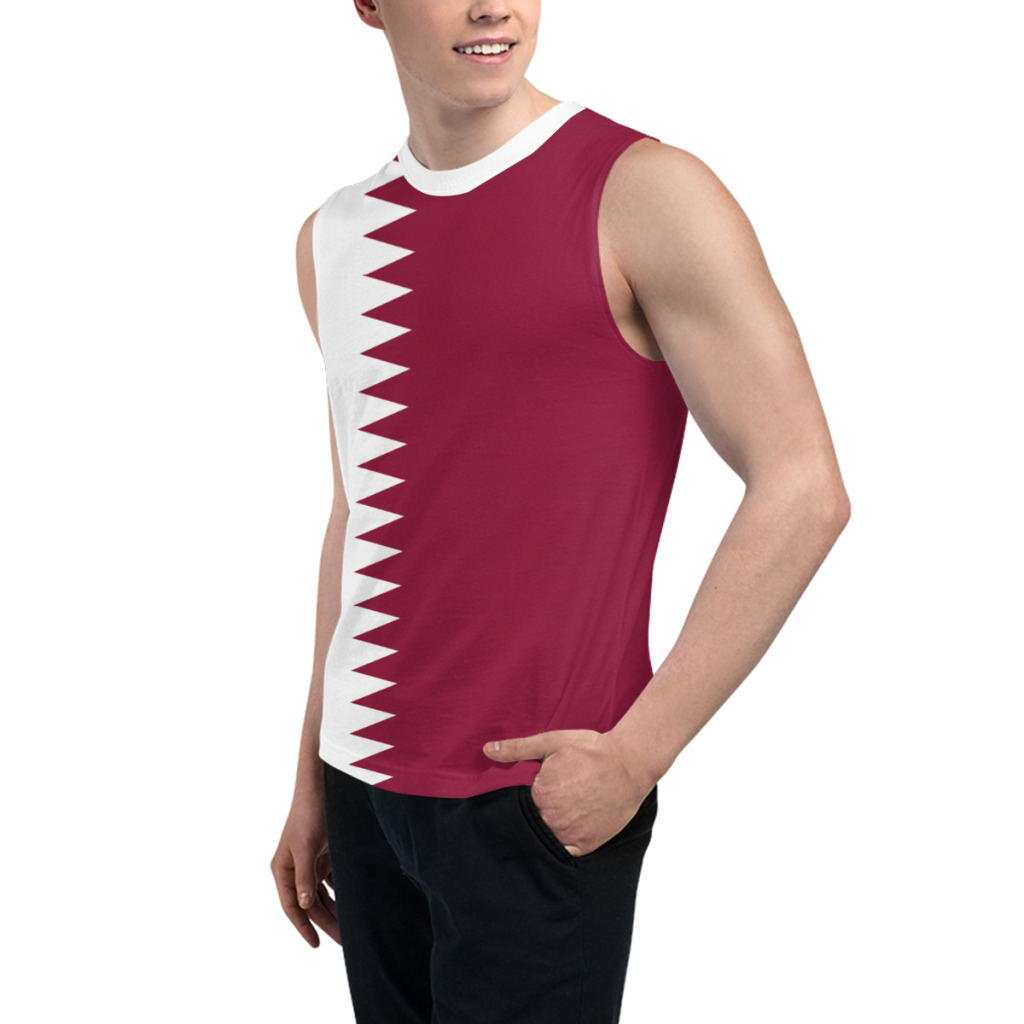 Camiseta sin mangas con bander - 3D Printing Qatar reseña y precio