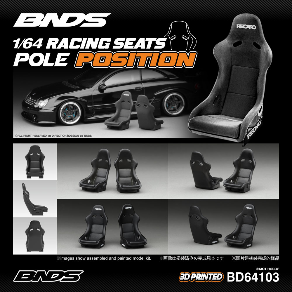 BNDS 1/64 Asientos de Carreras - 3D Printing Diecast Cars reseña y precio