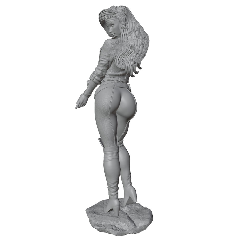 Personaje femenino realista y  - 3D Printing App reseña y precio