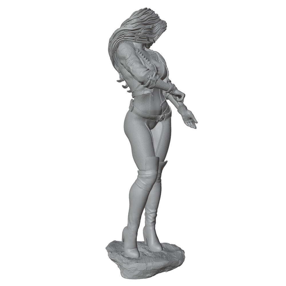 Personaje femenino realista y  - 3D Printing App reseña y precio