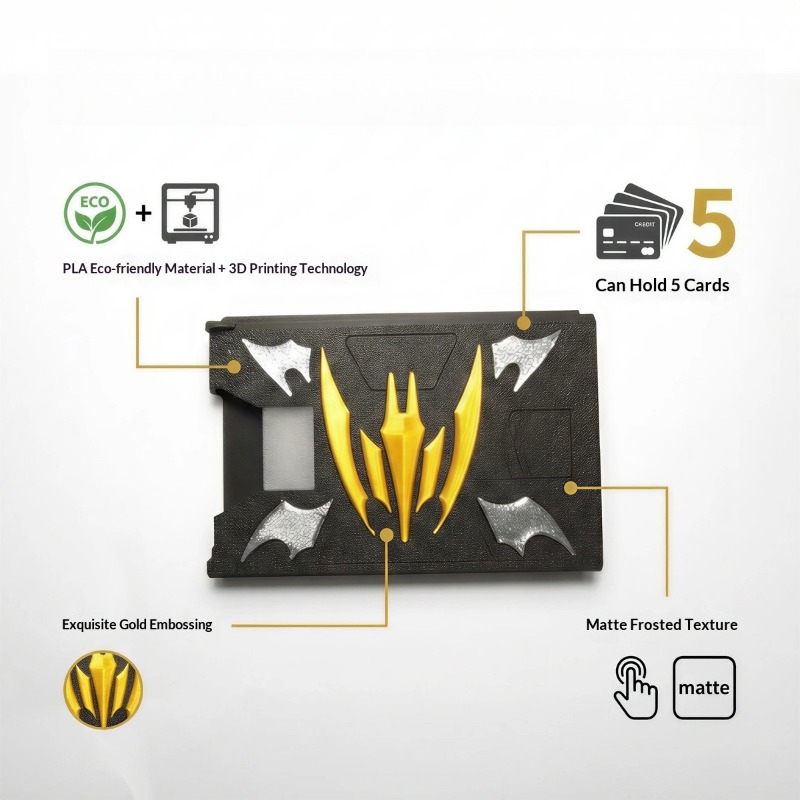 Portatarjetas impreso en 3D de - 3D Printing App reseña y precio