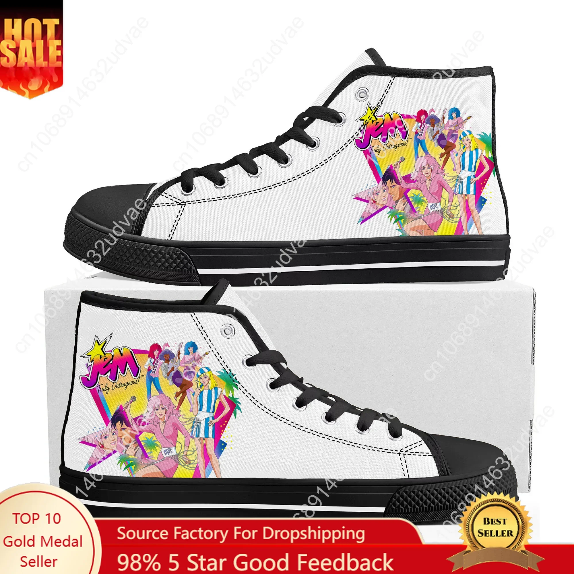 Zapatillas altas Jem and The H - 3D Printing Hologram reseña y precio