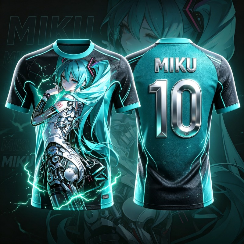 Camiseta Retro de Hatsune Miku - 3D Printing Dragon reseña y precio