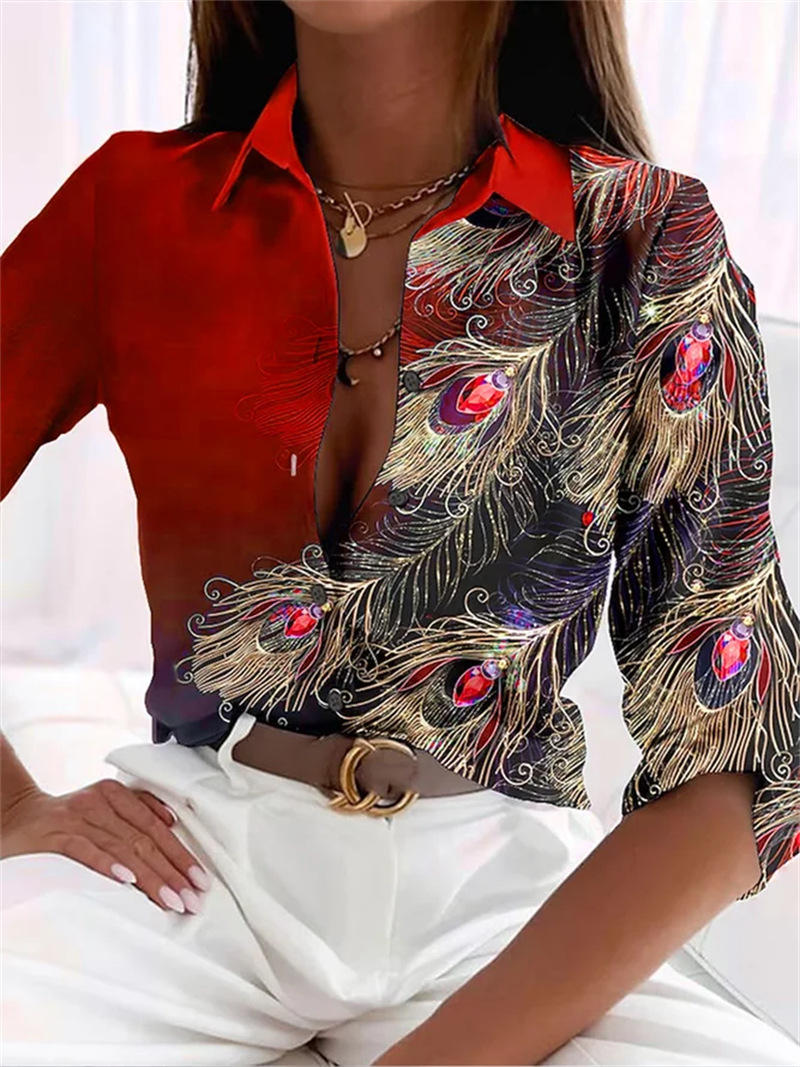 Camisas de mujer con patrón de - 3D Printing Cancer reseña y precio