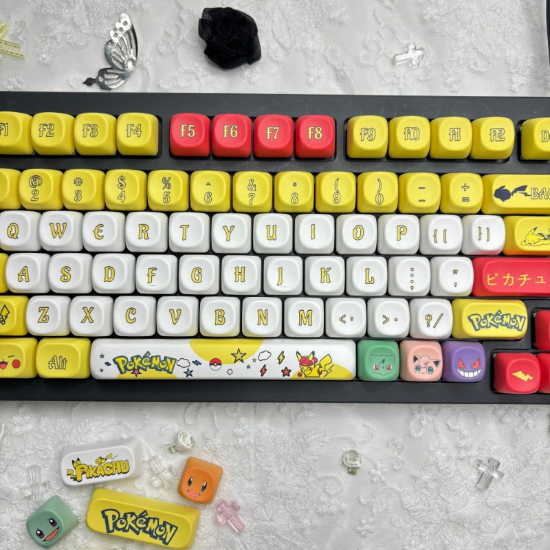 Juego de 131 Teclas Anime Poke - 3D Printing Keyboard reseña y precio