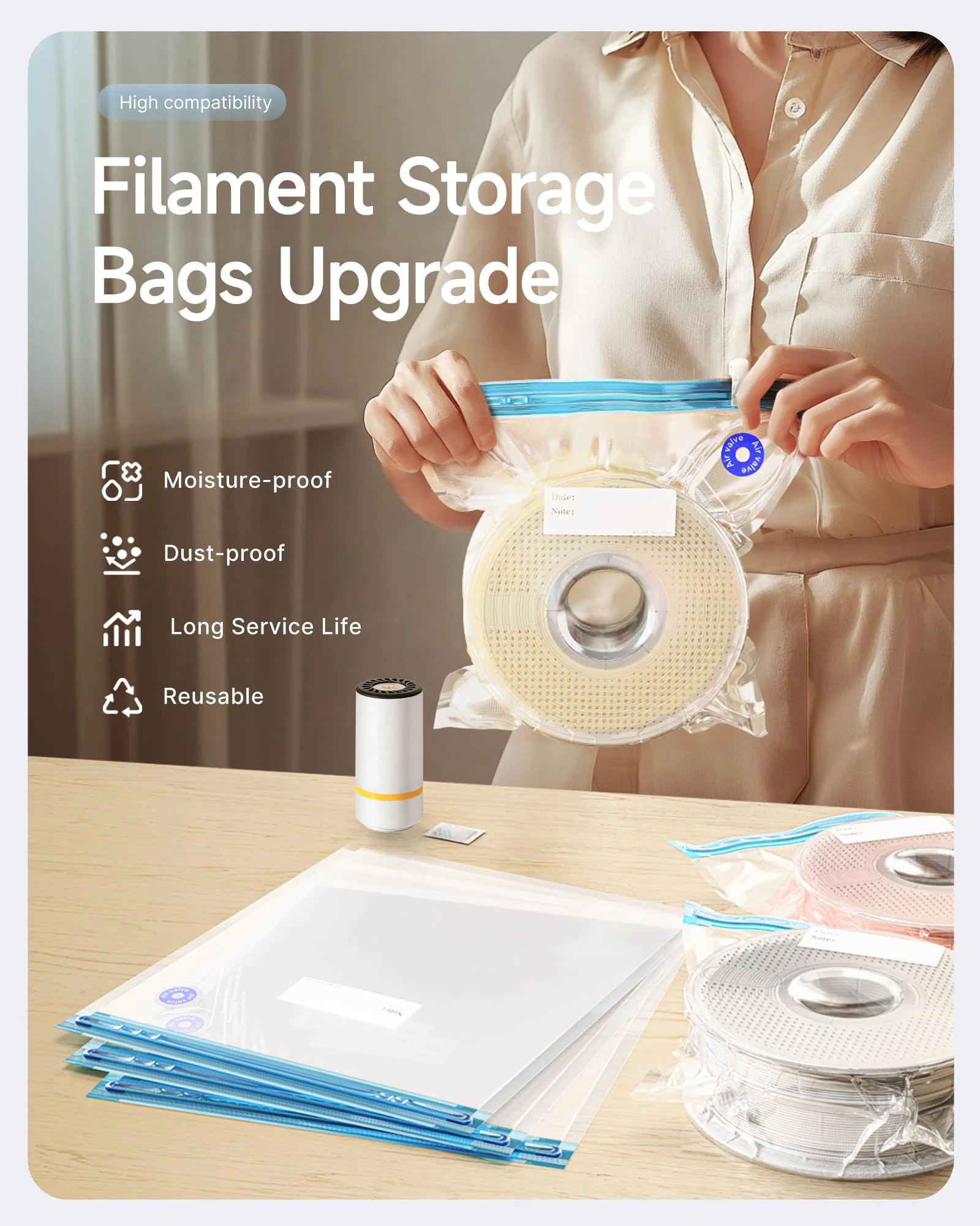 Bolsa de vacío de filamento de - Carbon Fiber Filament reseña y precio