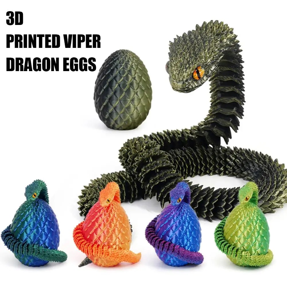 Huevo de Dragón Serpiente Impr - 3D Printing Dragon reseña y precio