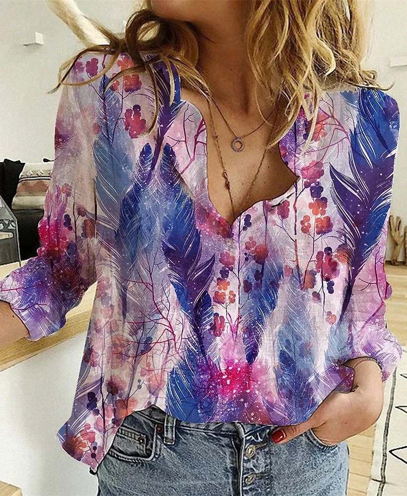 Camisa Elegante Holgada para M - 3D Printing Cancer reseña y precio