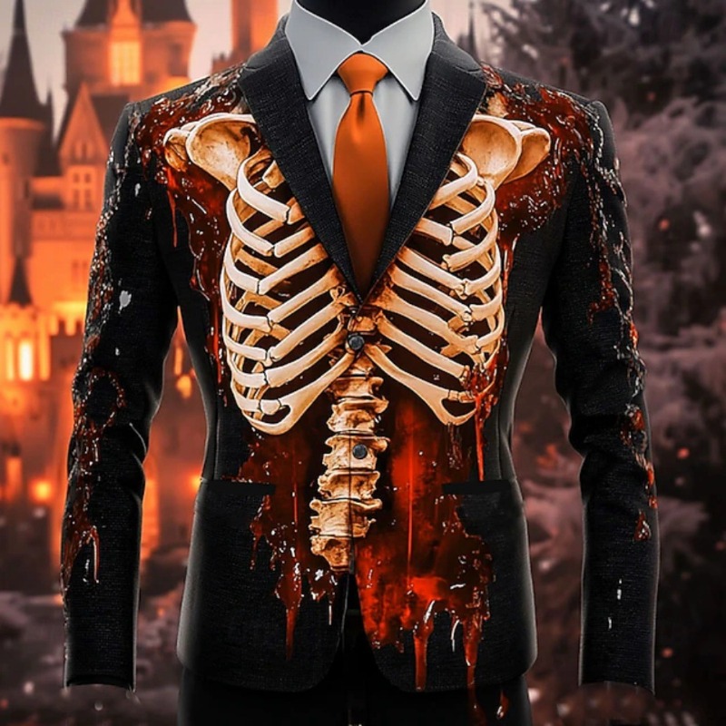 Blazer de Traje Gótico para Ho - 3D Printing Cancer reseña y precio