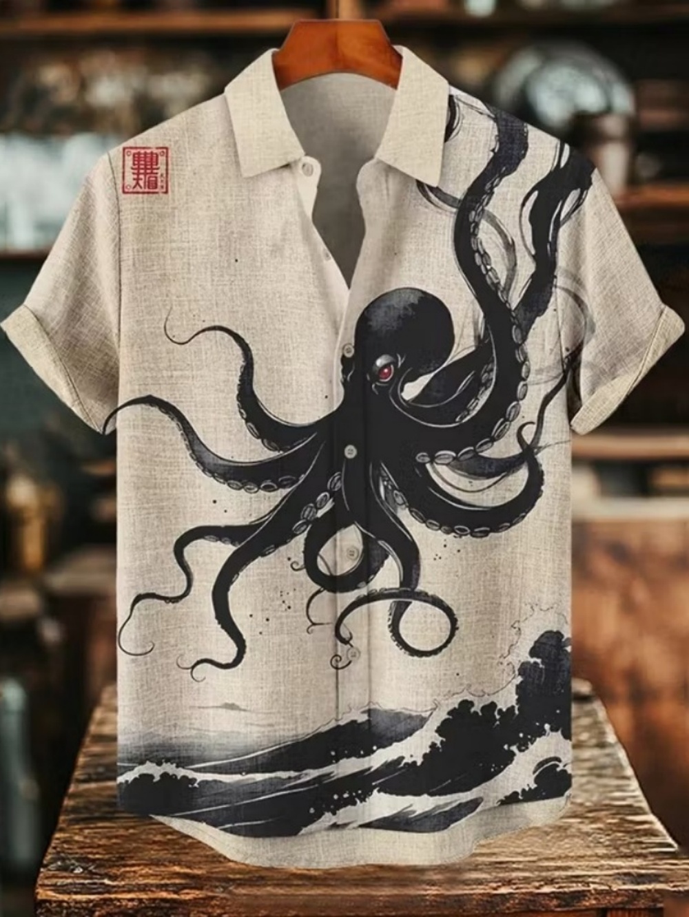 Camisa Hawaiana de Manga Corta - 3D Printing Cancer reseña y precio