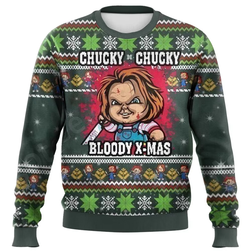 Fashion Chucky Graphic Ugly Ch - 3D Printing Xmas reseña y precio