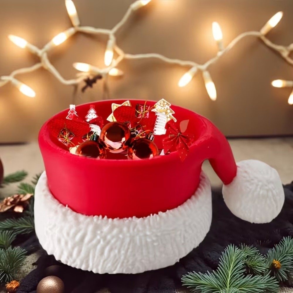 Tazón Navideño con Gorro de Sa - 3D Printing Xmas reseña y precio